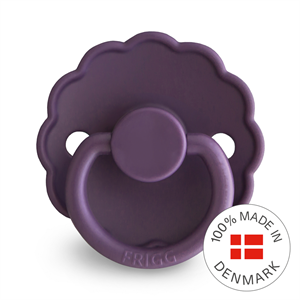 FRIGG Daisy - Round Silicone Pacifier - Violet Dream - Size 1